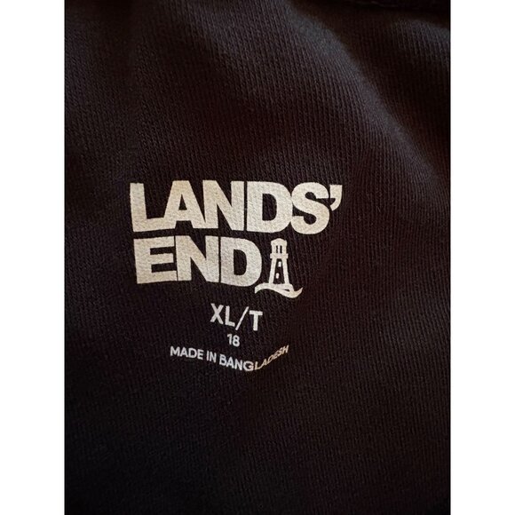 Lands End NEW Knit Sport Straight Leg Casual Pull on Pants Black Size 18/XL Tall - Picture 6 of 14